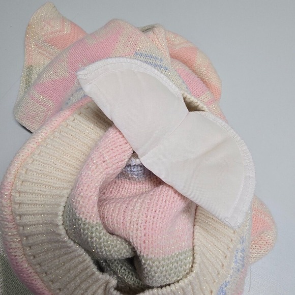 Vintage Venezia Sweater Womens 18/20 Knit Long Sleeve Pastel Grannycore USA - Picture 8 of 12